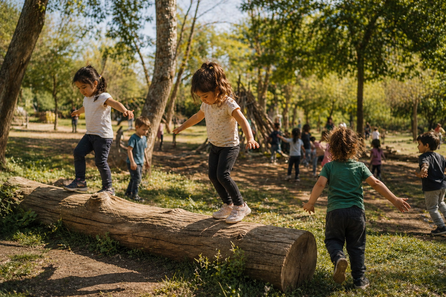 Attività all'aperto per bambini